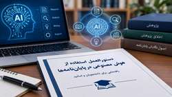 ابلاغ دستورالعمل جامع استفاده از هوش مصنوعی در پایان‌نامه‌های دانشجویان پزشکی عمومی و دستیاران تخصصی و فوق‌تخصصی